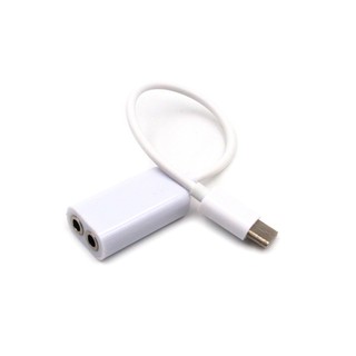 Cable USB Type-C ra 2 jack 3.5mm dùng cho Tai nghe và Micro