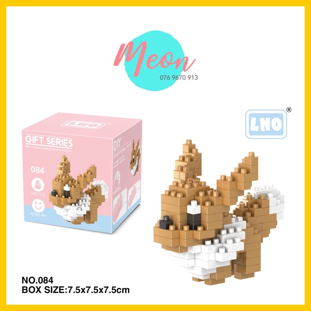 Mini Block | Đồ chơi xếp hình lego | - Charizard (pokemon) - 217 pcs