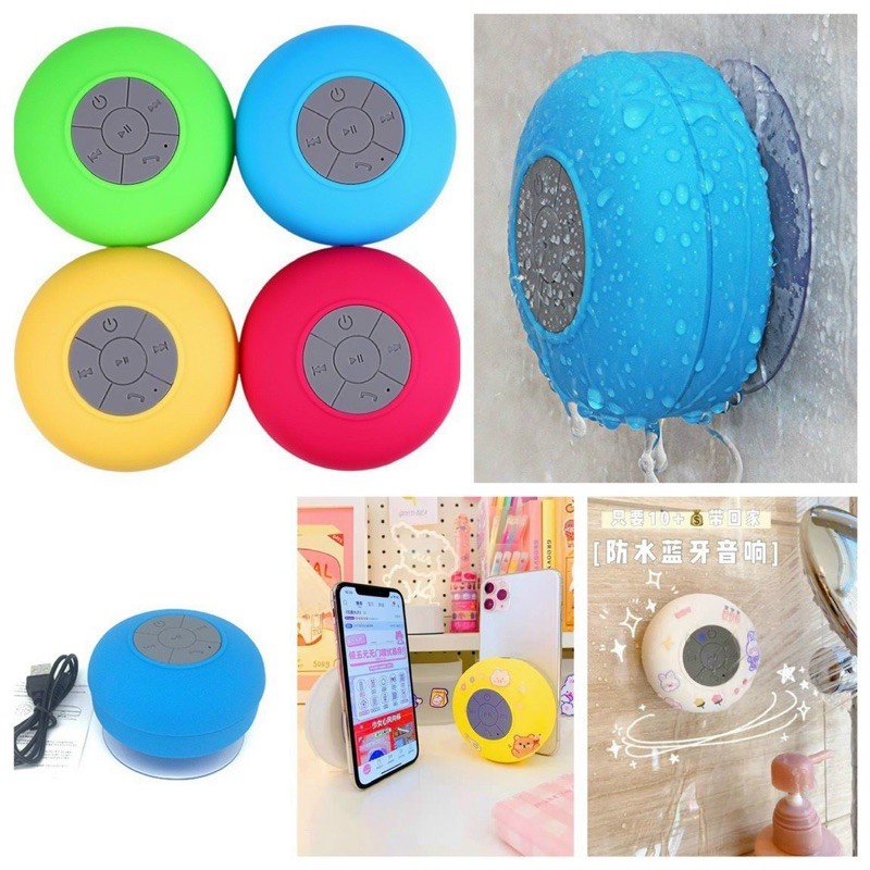 Loa bluetooth mini cute chống nước gắn tường có thể dùng được trong nhà tắm