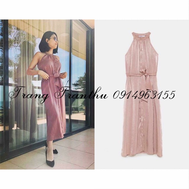 #zara VÁY YẾM HỒNG