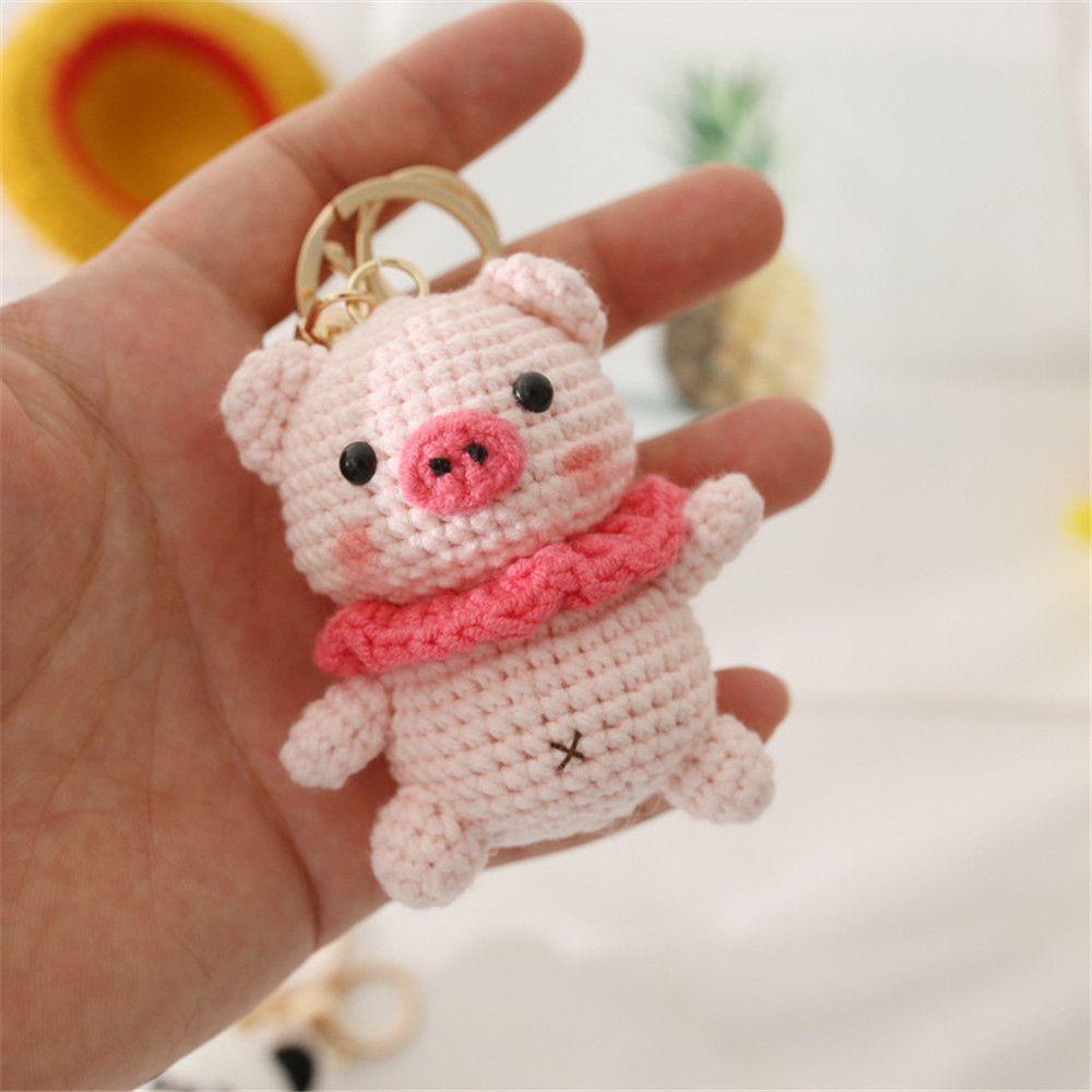 JUNE Móc Khóa Thủ Công Dễ Thương