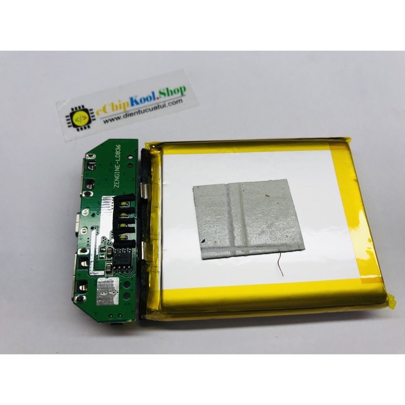 COMBO PIN Lithium 5000mAh + Mạch sạc