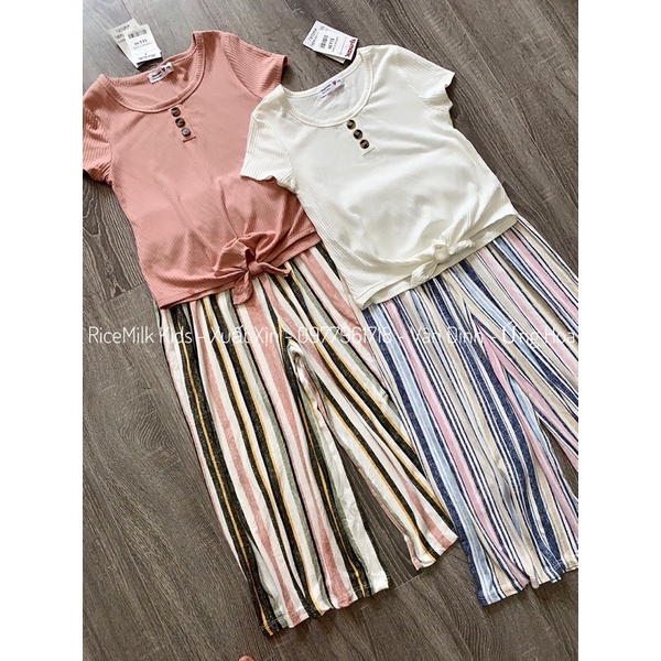 (XẢ LỖ) Bộ cộc hè thun lạnh quần ống xuông xuất dư xịn
