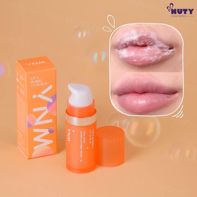 Tẩy Da Chết Môi Sủi Bọt YNM Bubi Cica Bubble Lip Scrub | BigBuy360 - bigbuy360.vn