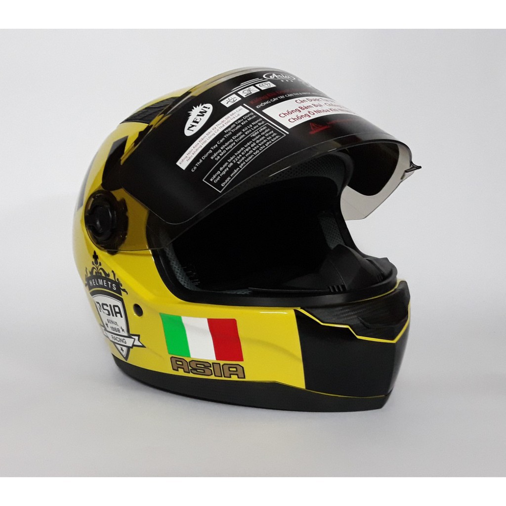 Mũ Bảo Hiểm Fullface Asia chính hãng [Xả hàng]