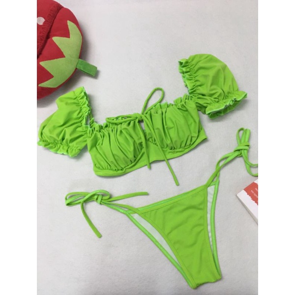 [Hàng Có Săn] bikini đồ bơi tay bồng Hiền Hồ có hình thật