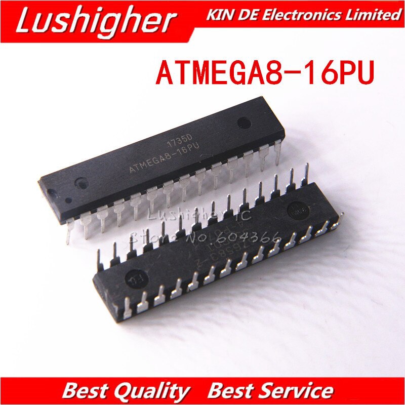 Bộ 5 Linh Kiện Điện Tử Atmega8-16Pu Dip28 Atmega8 Dip Atmega8-16 8-16pu