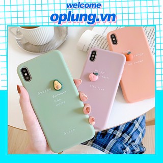 Ốp lưng iphone Trái Cây Tí Hon 3D 5/5s/6/6plus/6s/6s plus/6/7/7plus/8/8plus/x/xs/xs max/11/11 pro/11 promax (b83)