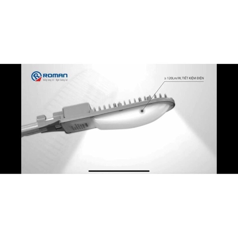 Combo 2 bộ đèn đường led siêu sáng Roman công suất 50w, 36w - đèn chiếu sáng đường làng ngõ xóm, sân vườn