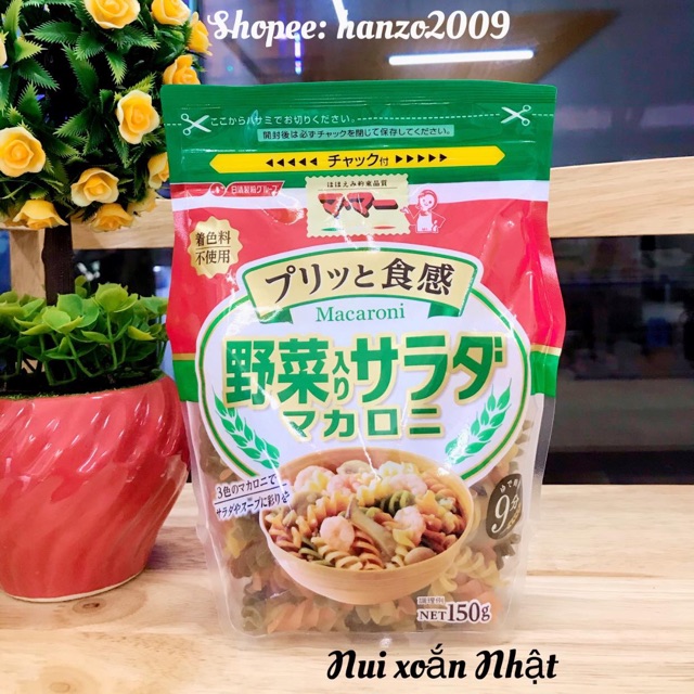 Nui xoắn rau củ tổng hợp Nhật Bản