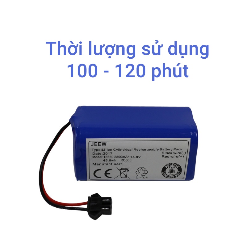 Pin robot hút bụi Ecovacs Deebot DN620 DN621 DN622 N79 N79S 2800mAh 14.8V