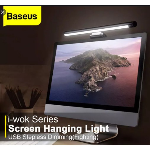 Đèn treo màn hình bảo vệ mắt Baseus i-work Series, Đèn treo máy tính chính hãng