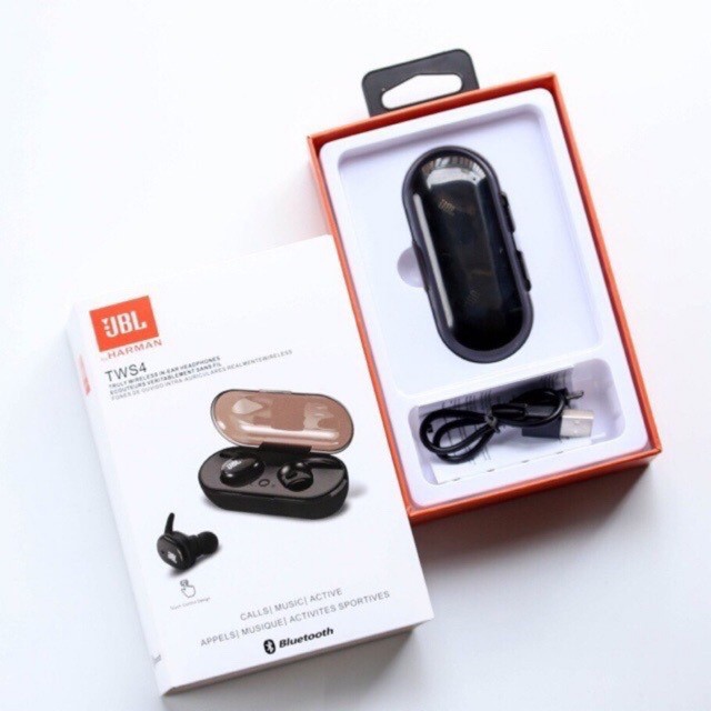 Tai Nghe Bluetooth 5.0 Không Dây Tws Jbl Tws4 Mini