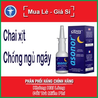 Xịt chống ngáy ngủ ASONOR Spr - Hiệu quả đến từ Đan Mạch Chai 30ml
