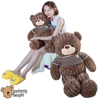 [ GIÁ SOCK ]GẤU BÔNG TEDDY MÀU HẠT DẺ KHỔ 1M2 CAO THẬT 1M