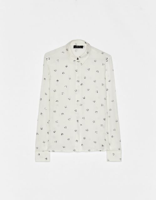 Áo sơ mi họa tiết