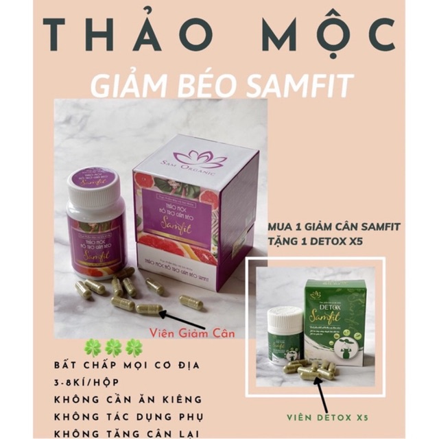 THẢO MỘC HỔ TRỢ GIẢM CÂN SAMFIT - Tô Thị Sương