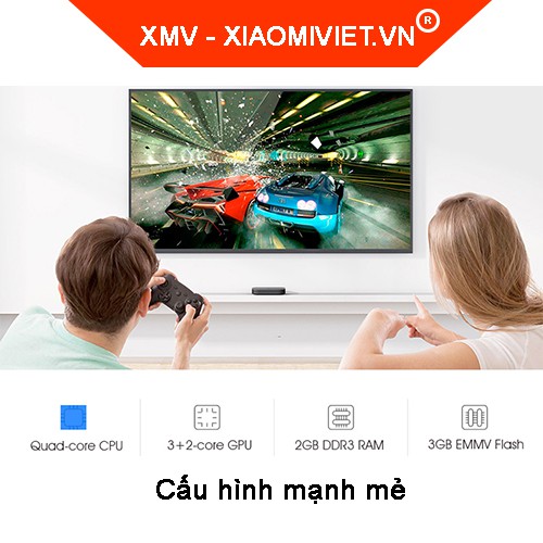 Android TIVI box Xiaomi Mibox S 4K | Bản quốc tế - Chính hãng - BH 12 tháng