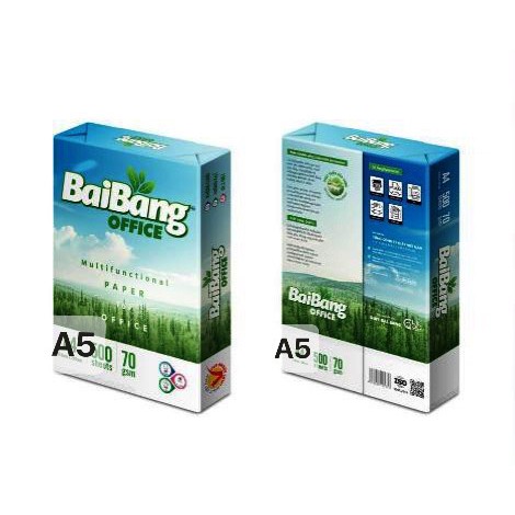 Giấy in A5 Bãi Bằng Office Định Lượng 70gsm (1 Ram 500 tờ)