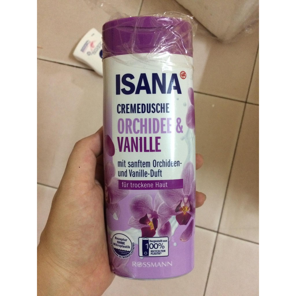 Sữa tắm Isana hương Ngọc lan và Vanille