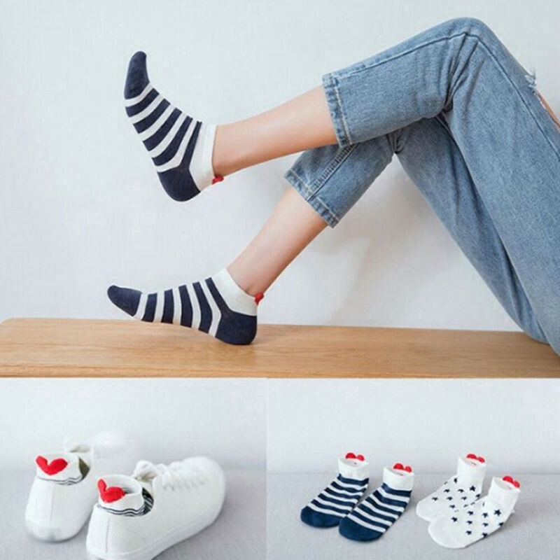Tất cotton thời trang nữ