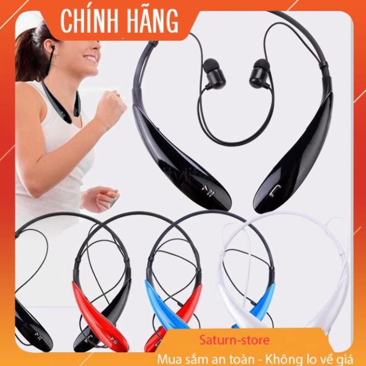 Tai nghe thể thao, Tai nghe bluetooth không dây HBS 800 kiểu dạng tinh tế, thời trang, chất lượng hiện đại - Bao chất