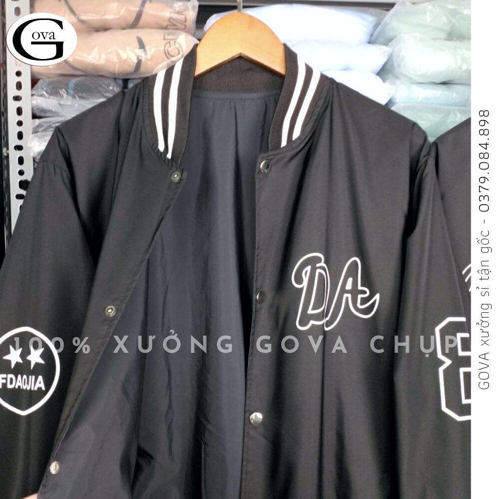 Áo Bomber Dù 2 Lớp PP DA Form Rộng Nam Nữ, Áo Khoác Dù Bóng Chài Chống Nắng Ulzzang Unisex GOVA