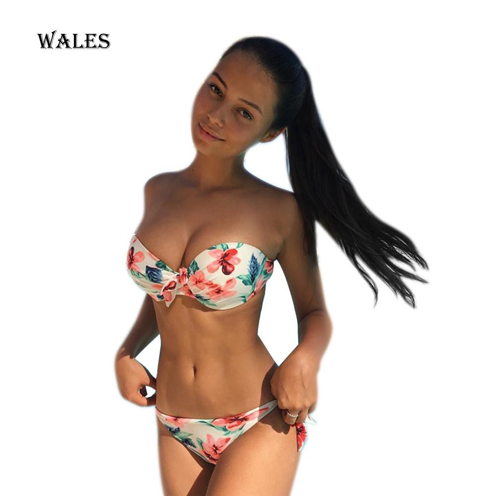 Bộ đồ bơi bikini họa tiết in hoa thời trang phong cách quyến rũ thời trang cho nữ | BigBuy360 - bigbuy360.vn