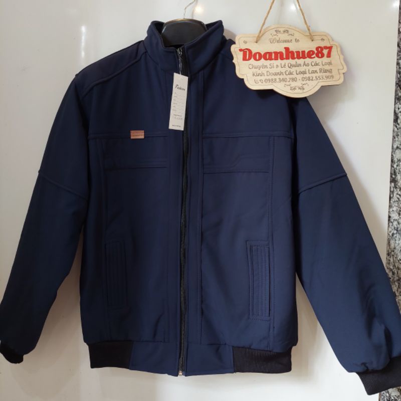 Áo khoác nam trung tuổi đại hàn lót lông cho người trung và cao tuổi siêu ấm áp