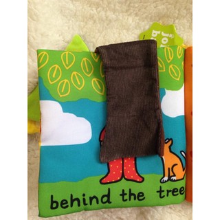 Ninikids: Sách vải Hide and seek. Dạng 3D