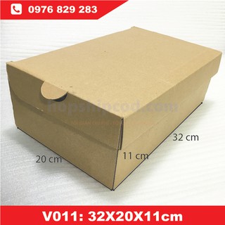 30 hộp carton, hộp ship cod V011 32x20x11 cm