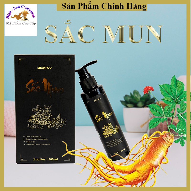 Gội Đen Sắc Mun - Chiết Xuất Từ Thiên Nhiên