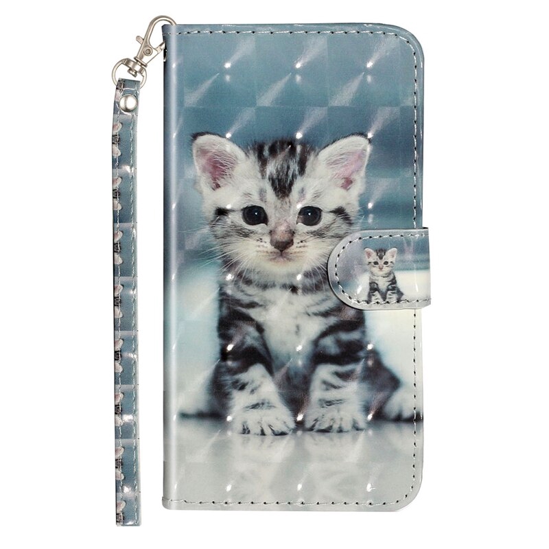 Bao Da Điện Thoại Nắp Lật Kèm Ngăn Đựng Thẻ Hình Mèo Cho Xiaomi Redmi K30 K30 Pro Redmi K 30