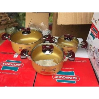 HÀNG LOẠI 1_bộ nồi, bộ xoong inox 3 cái hàng chuẩn loại 1