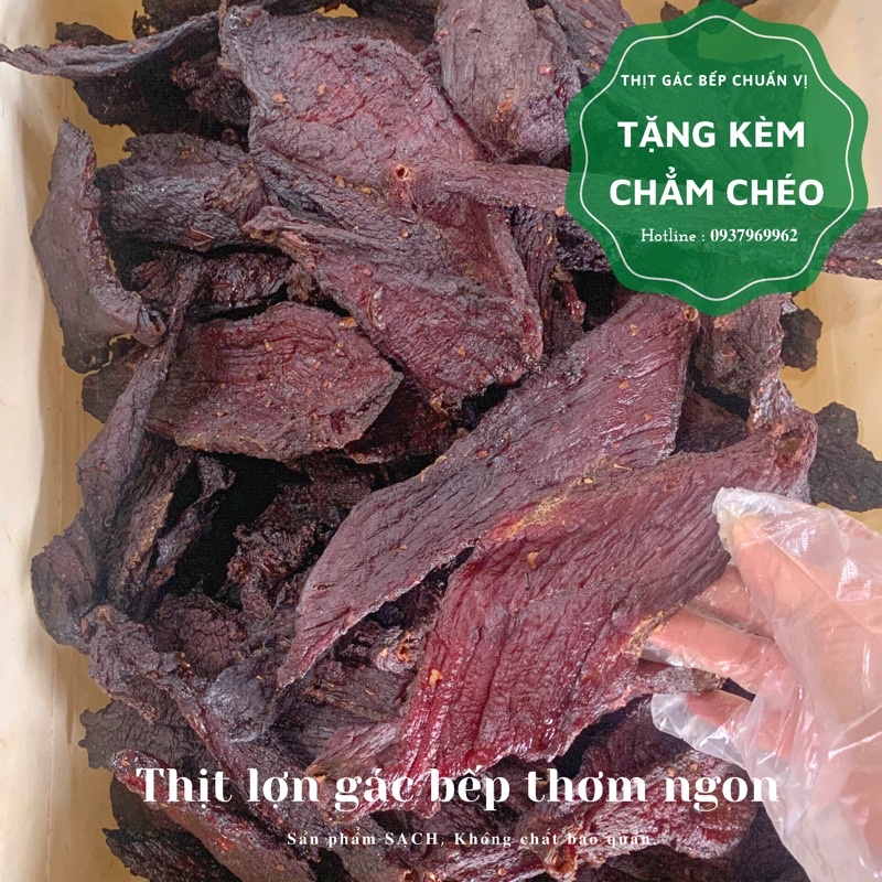 Lợn gác bếp thơm ngon gói 200gram [Tặng kèm chẳm chéo]