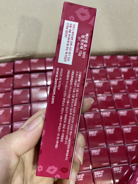 Son xăm môi Hàn Quốc chính hãng Berisom Chu My Lip Tint Pack# Sexy red- Màu mận quyến rũ | BigBuy360 - bigbuy360.vn