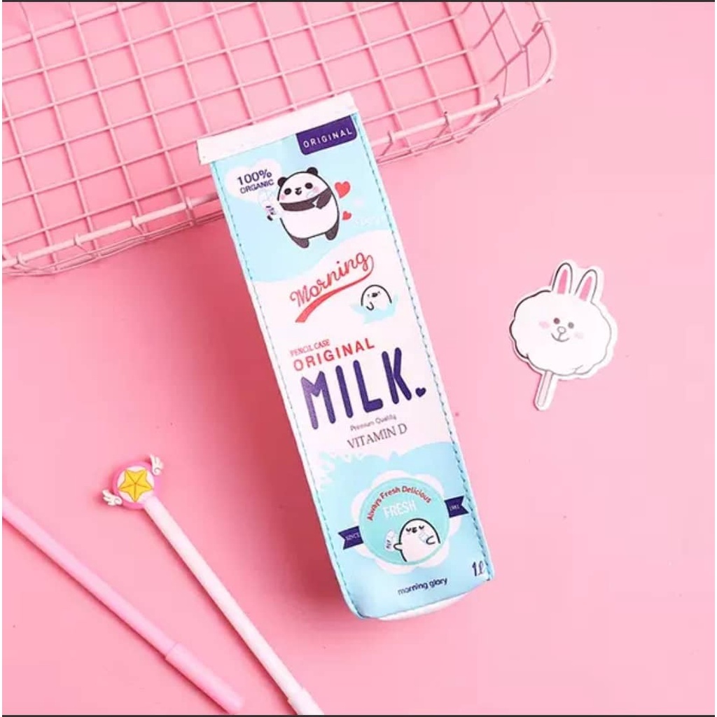 Hộp bút hình hộp sữa  to nhiều màu  sắc cute dễ thương