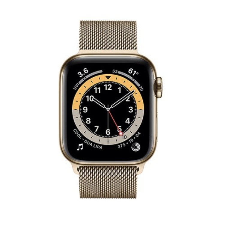 Đồng Hồ Apple Watch Series 6 LTE GPS + Cellular Stainless Steel Case With Milanese Loop (Viền Thép &amp; Dây Thép)