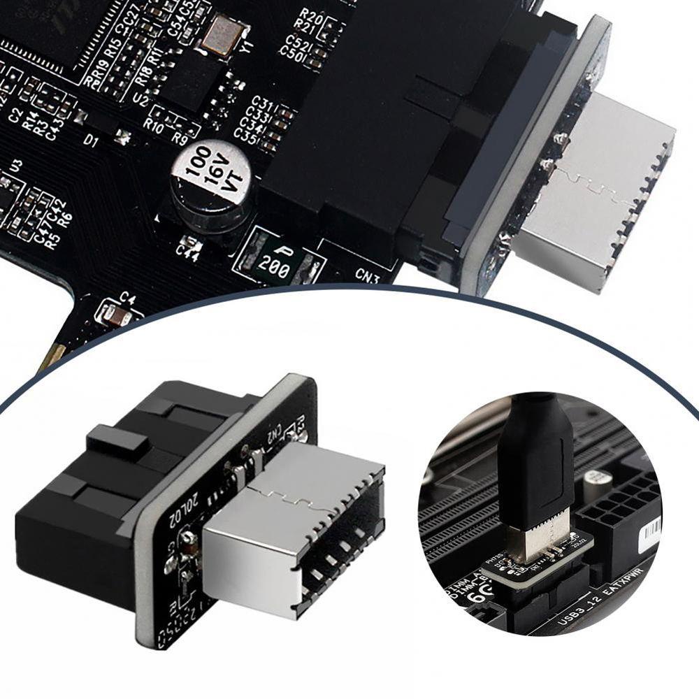 Taylor1 USB 3.0 1 Cái ABS 90 Độ USB3.0 IDC Đực Sang Type E Cái
