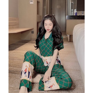 Loại 1- Bộ mặc nhà lụa mango