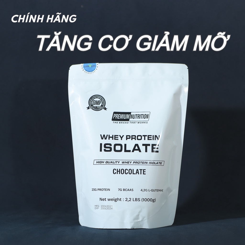 1KG Sữa Tăng Cơ Whey Protein Isolate