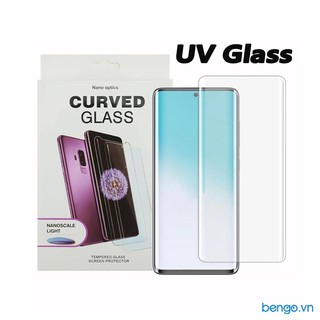 Kính cường lực Full Màn keo UV dành cho Samsung Galaxy S20 S20+ s20 ultra cảm biến vân tay siêu mượt