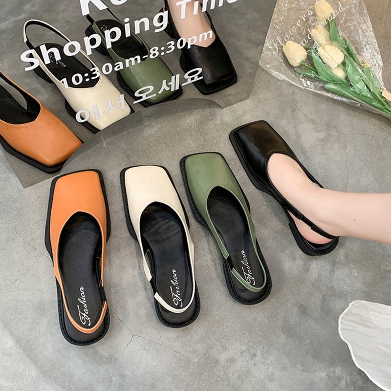 Giày Sandal Bít Mũi Thời Trang Nữ Tính
