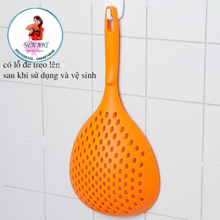 Vá vớt mì cỡ lớn - Muôi vớt đồ ăn dạng lưới