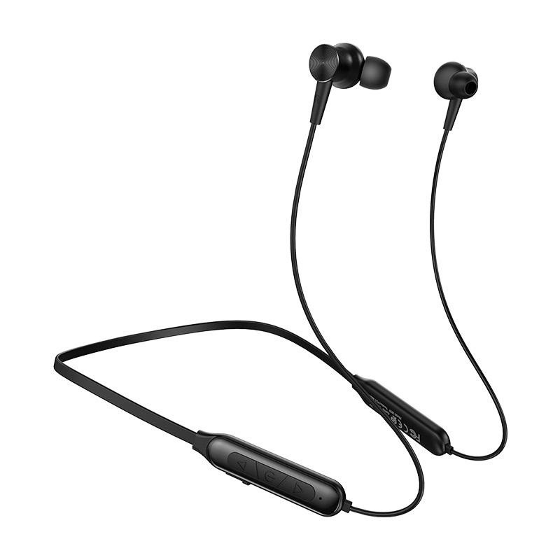 Tai nghe bluetooth thể thao Borofone BE29 Joyous wireless V5.0, Nghe nhạc và đàm thoại 10H liên tục, Có khe cắm thẻ nhớ