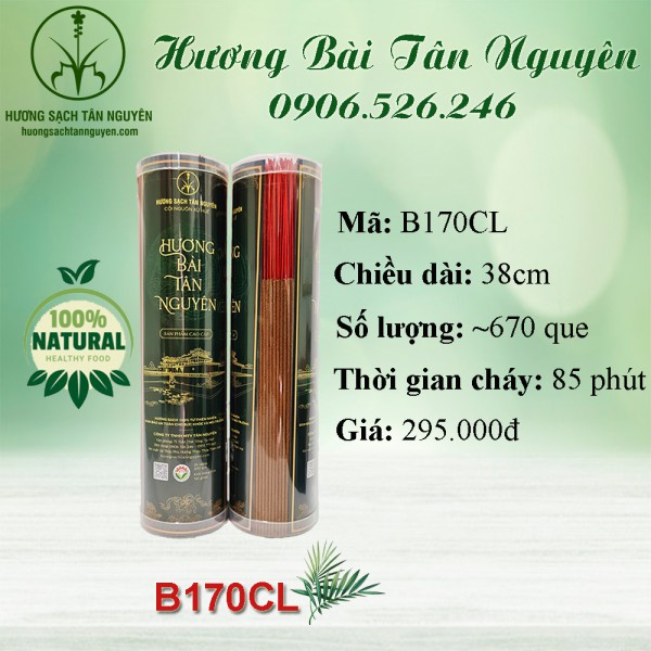 Nhang Bài Ống 1kg - Hương Sạch Tân Nguyên FREESHIP