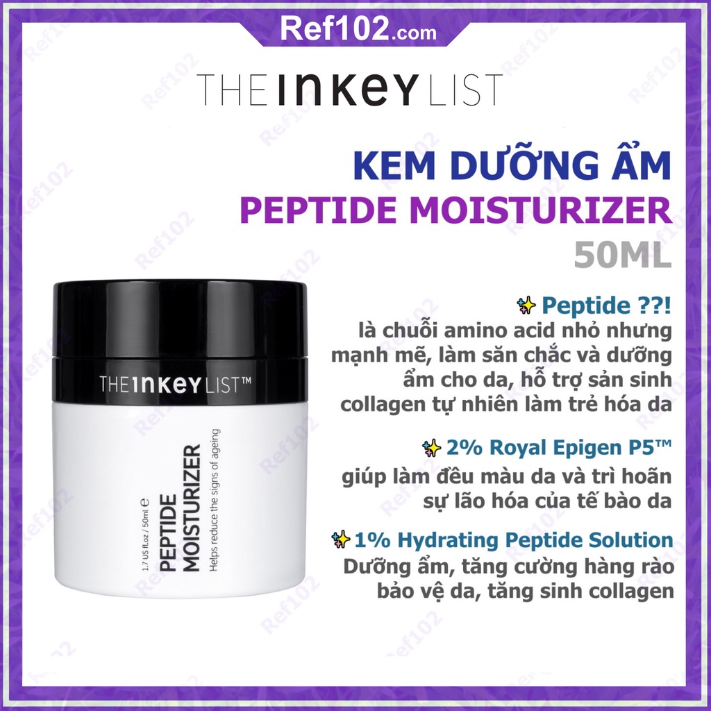 Kem dưỡng ẩm The INKEY List Peptide Moisturizer