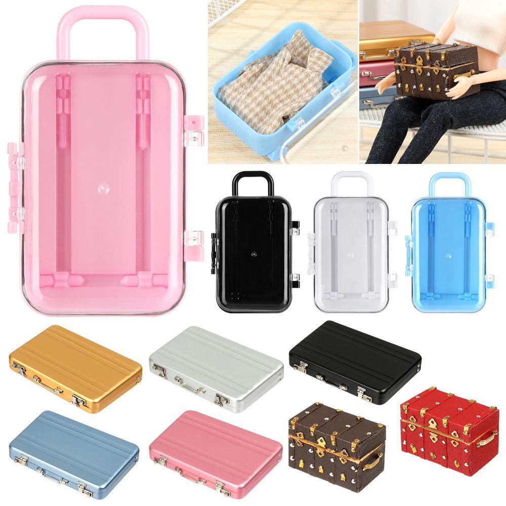 Hộp Đựng Trang Sức Mini Màu Cầu Vồng Trang Trí Nhà Búp Bê