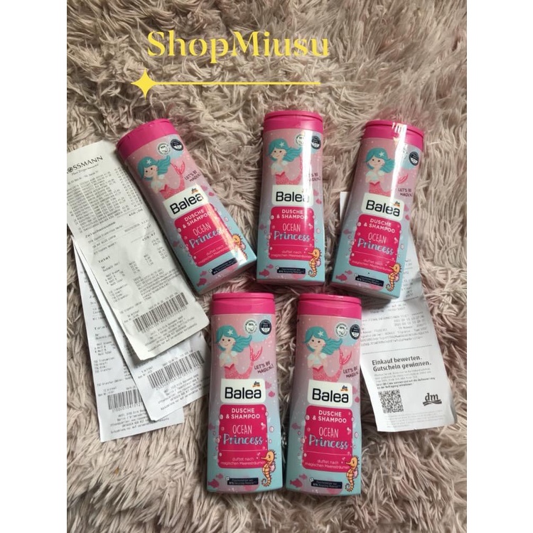 SỮA TẮM GỘI TRẺ EM BALEA, 300ML hàng Đức,Sữa tắm gội Balea kids hàng Đức 300 ml