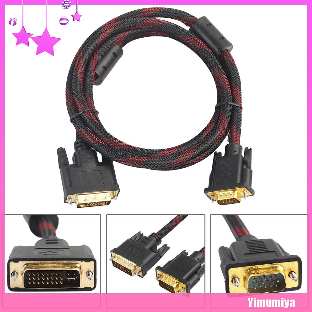 Dây cáp âm thanh 4.6ft 24 + 5 kết nối Dvi-I sang VGA